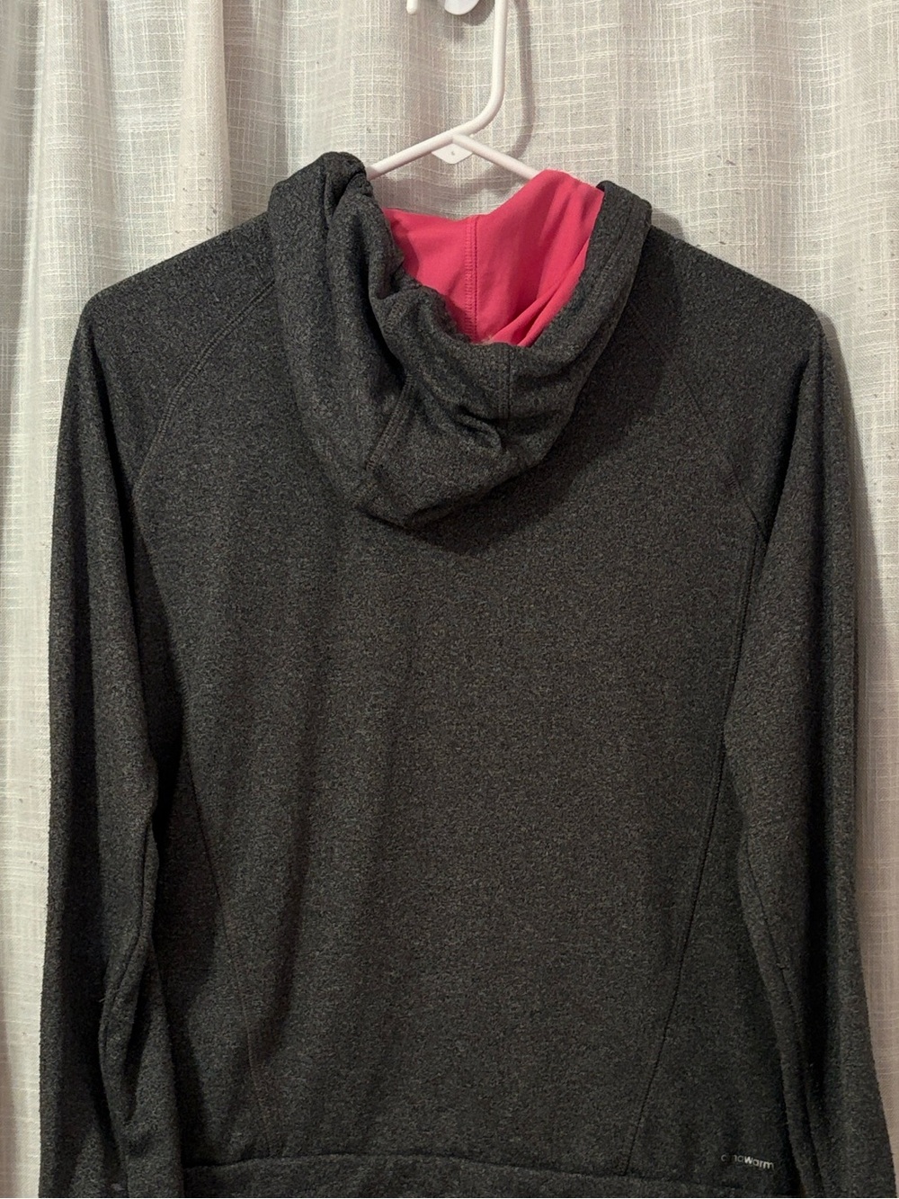 Adidas Gray & Pink On the Go Athletic Hoodie - Picture 9 of 12